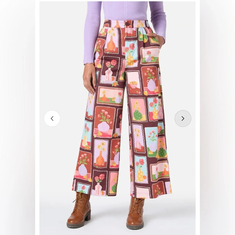 BNWT Princess Highway Quirky Pottery Pots Pants - Picture 3 of 10